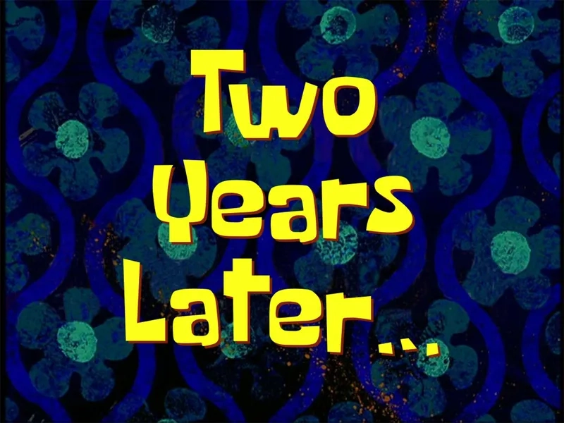 Waiting two years for a reply meme