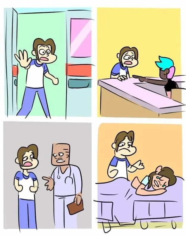 A blank loss meme template for your own jokes