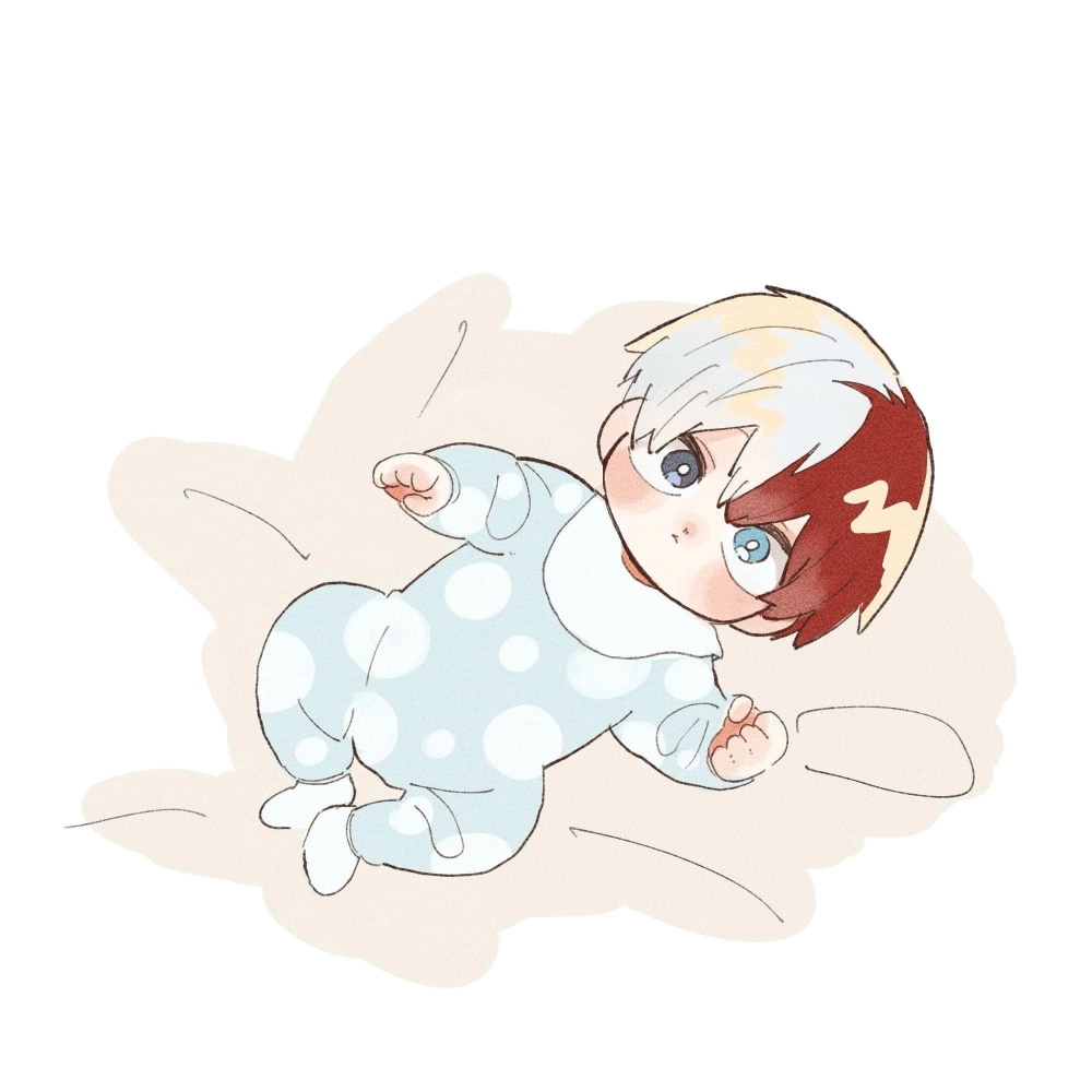 Chibi Todoroki Shoto feels playful and cute