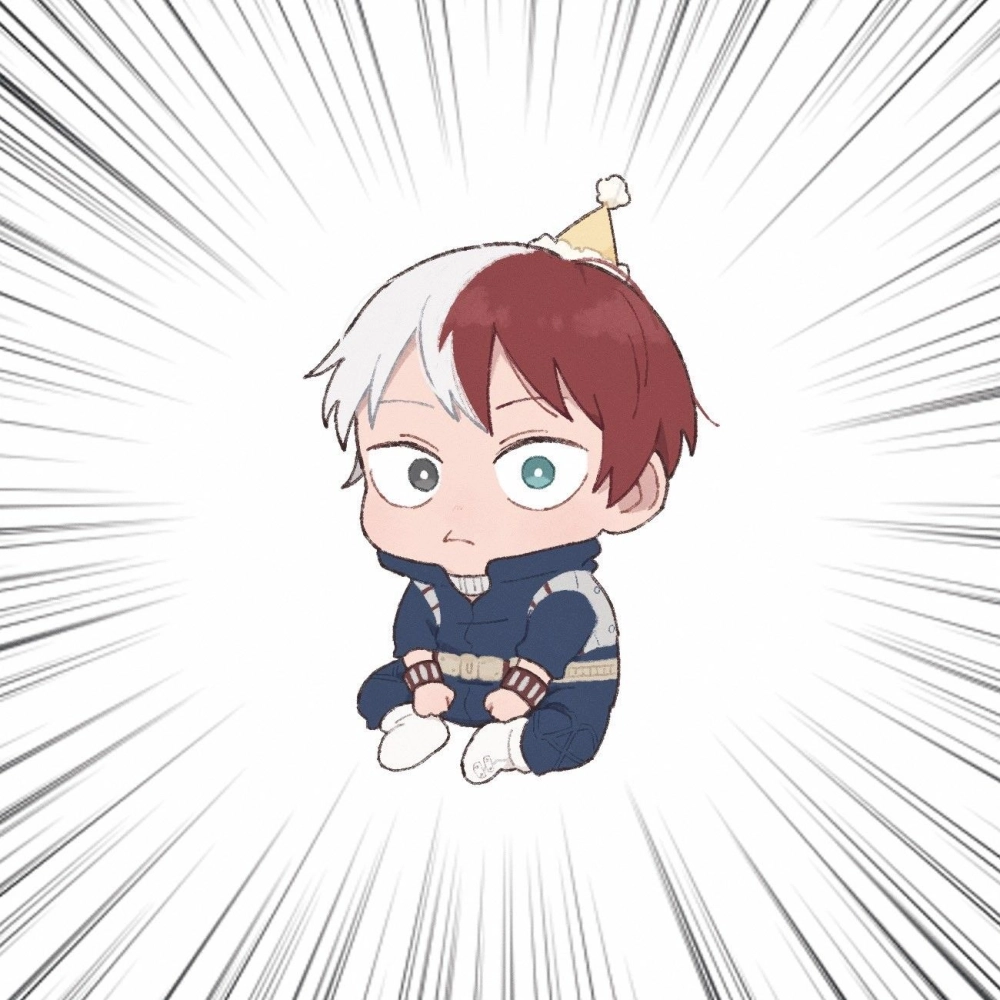Todoroki chibi shows icy fiery cute charm