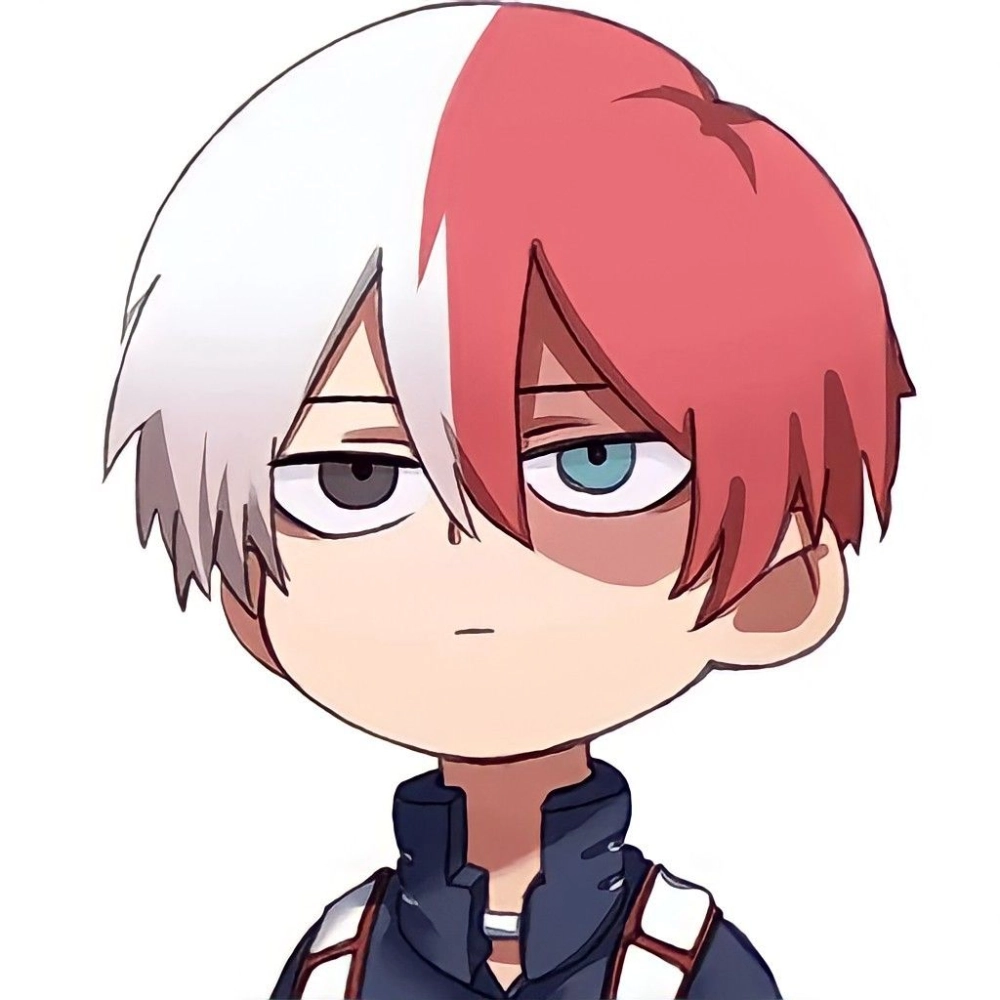 Todoroki chibi aesthetic blends power with charm
