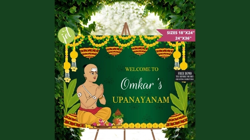 Heartfelt upanayanam wishes to celebrate the sacred ceremony