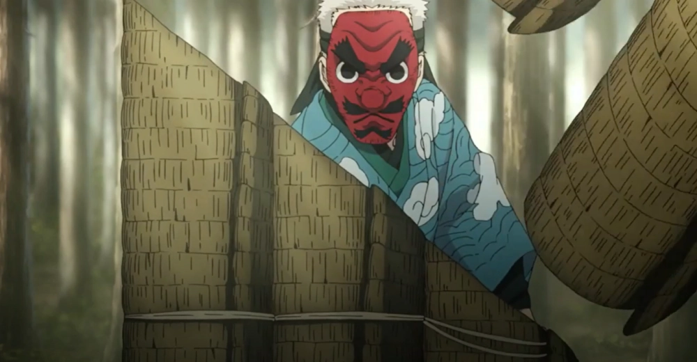 See Nezuko Kamado interact with Urokodaki Sakonji moments