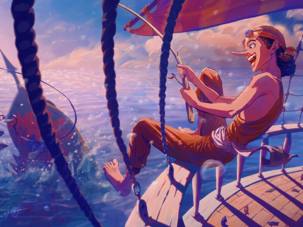 See the legendary moments of God Usopp action