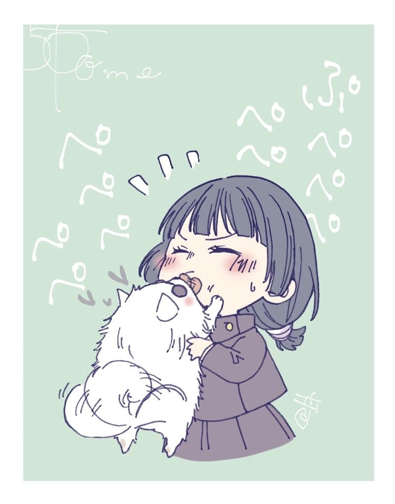 Utahime chibi drawing captures sweet detail