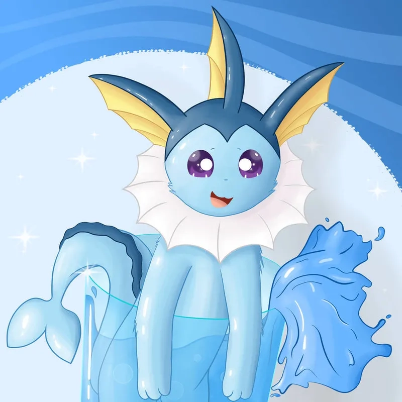 That moment when someone says hey guys did you know vaporeon