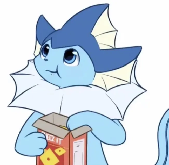 The classic vaporeon pokemon meme that started it all