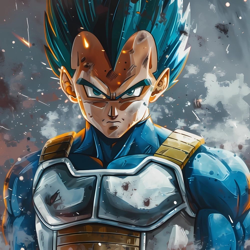 Majin Vegeta unleashes fury with great strength