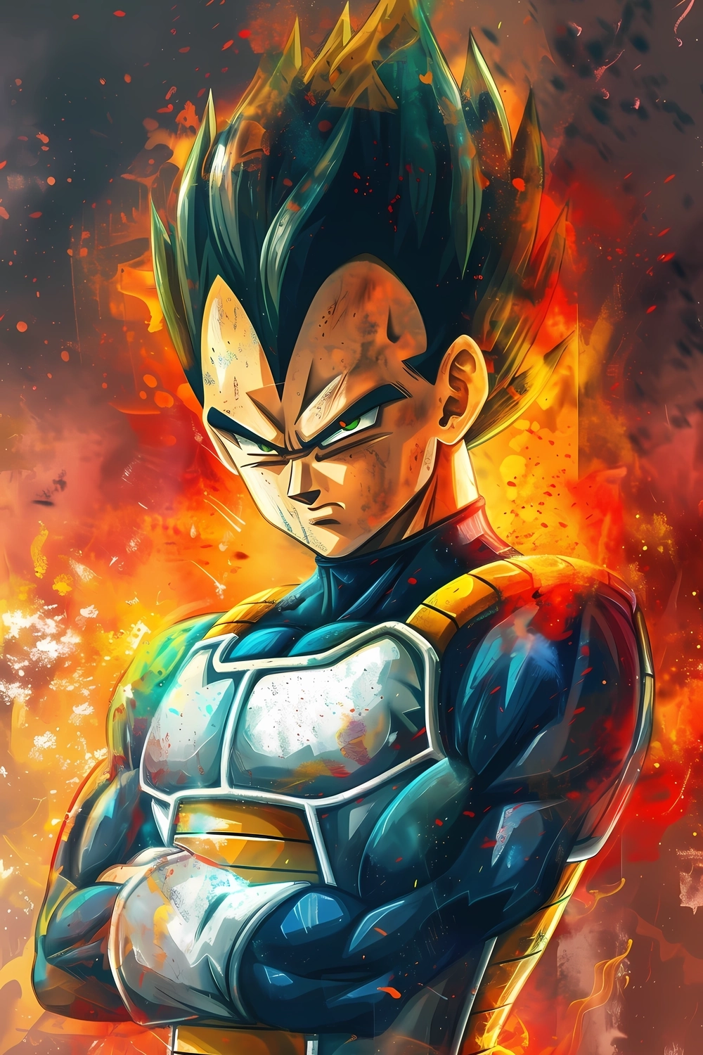 Vegeta's son trains to match Saiyan might