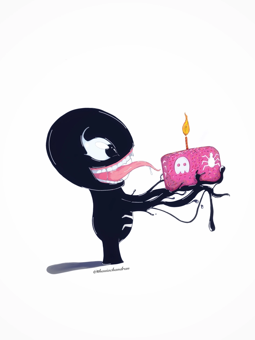 Venom chibi comics tell tiny thrilling stories