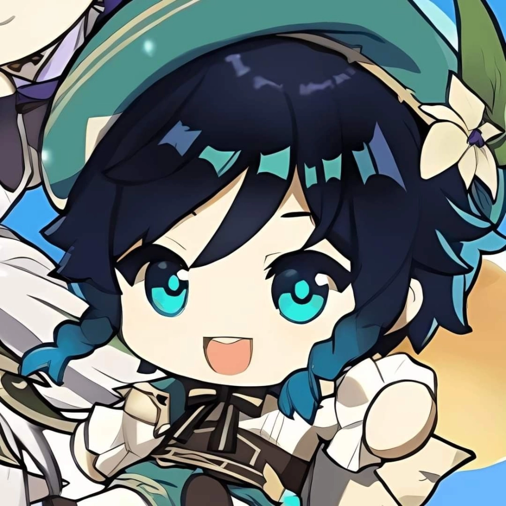 Venti chibi fanart spreads lively energy