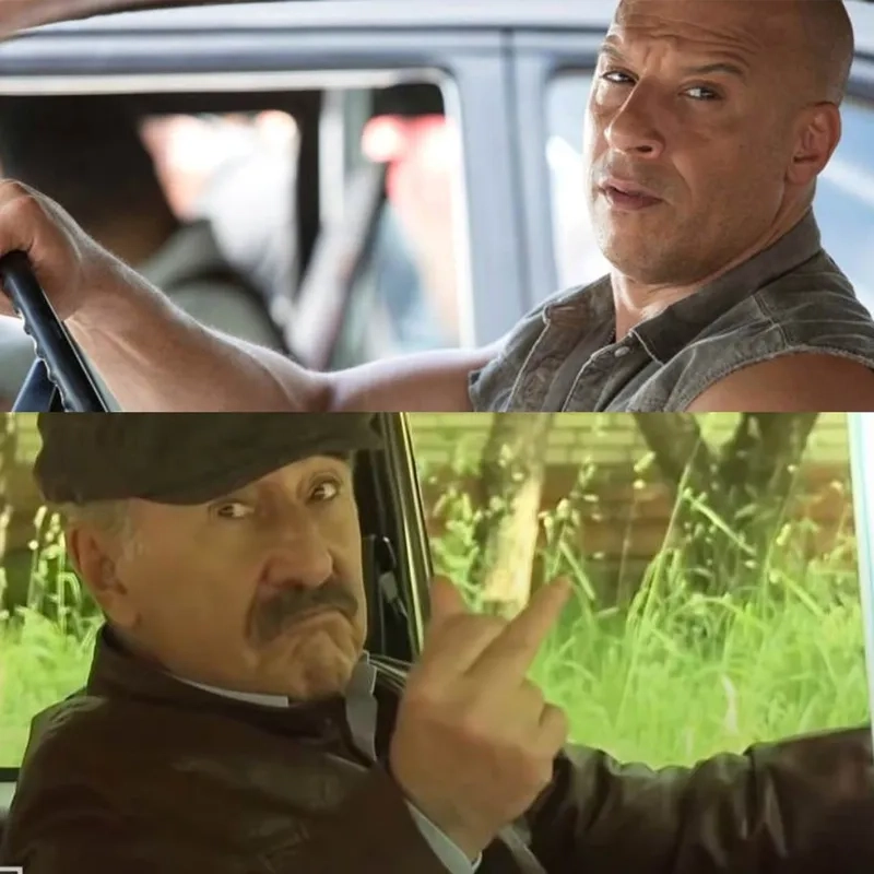 The original dom toretto family scene