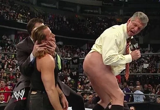 A versatile vince mcmahon meme template