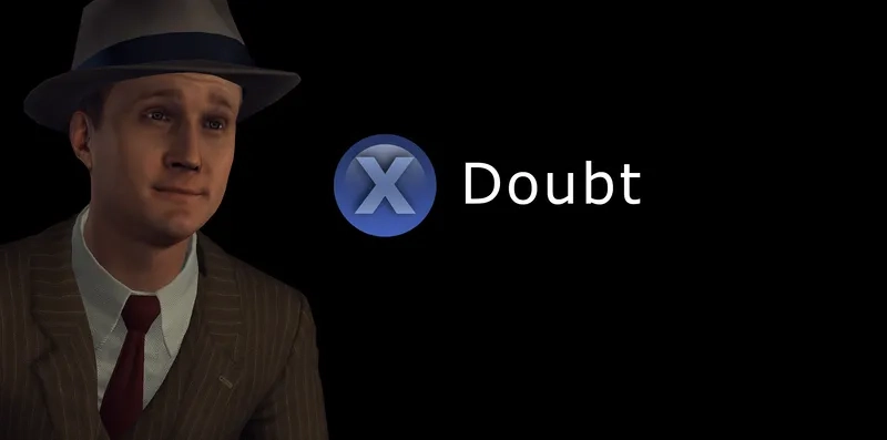 The perfect L.A. Noire x doubt meme reaction