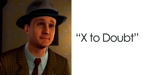 The simple and effective x to doubt meme