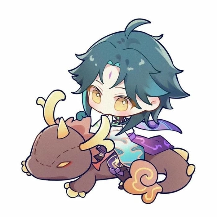 Cute Xiao chibi melts hearts instantly