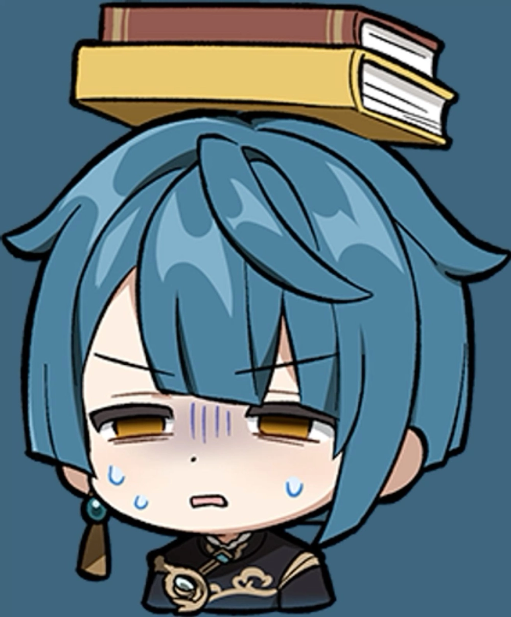 Chibi Xingqiu feels cute and elegant