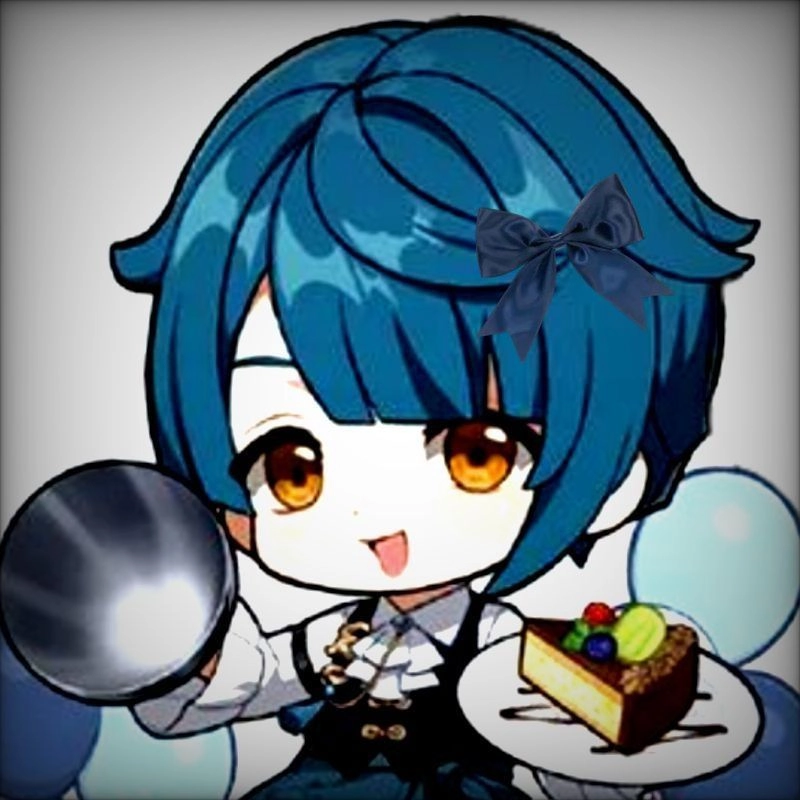 Xingqiu chibi art glows with charming vibes