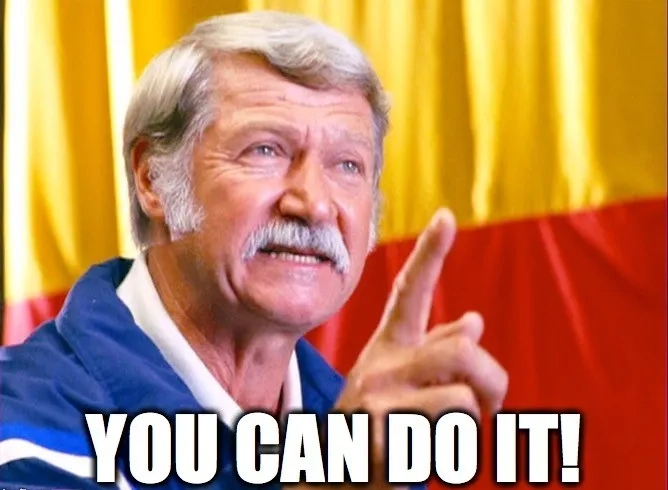 A screenshot of 'the waterboy you can do it'