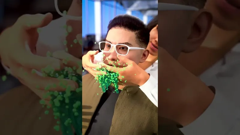 A screenshot from a Zack D Films YouTube short