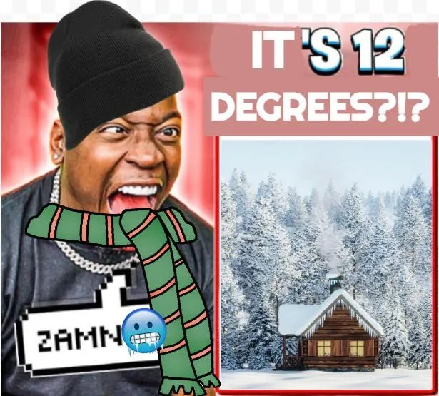 The original art from the Zamn meme