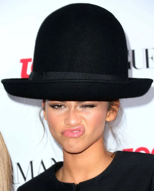 When you need the Zendaya looking up meme