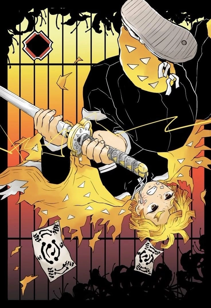 Zenitsu demon slayer fights bravely despite his fear