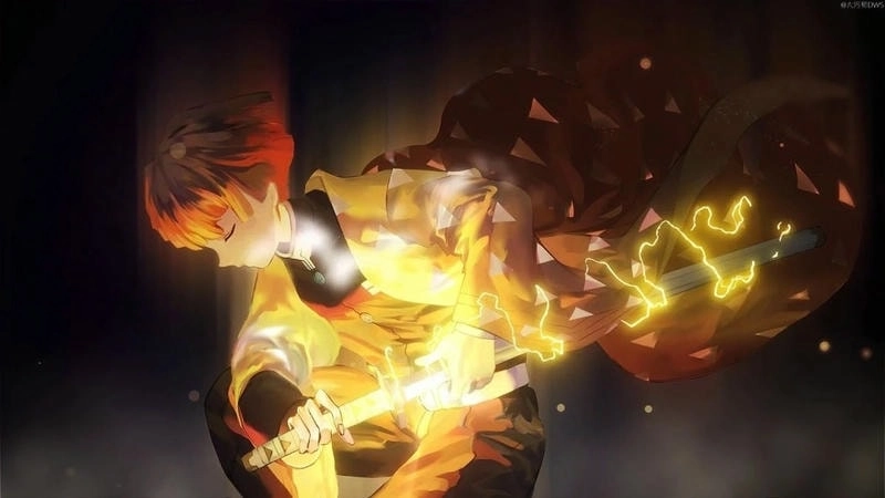 Zenitsu age shows his youth yet impressive skill level