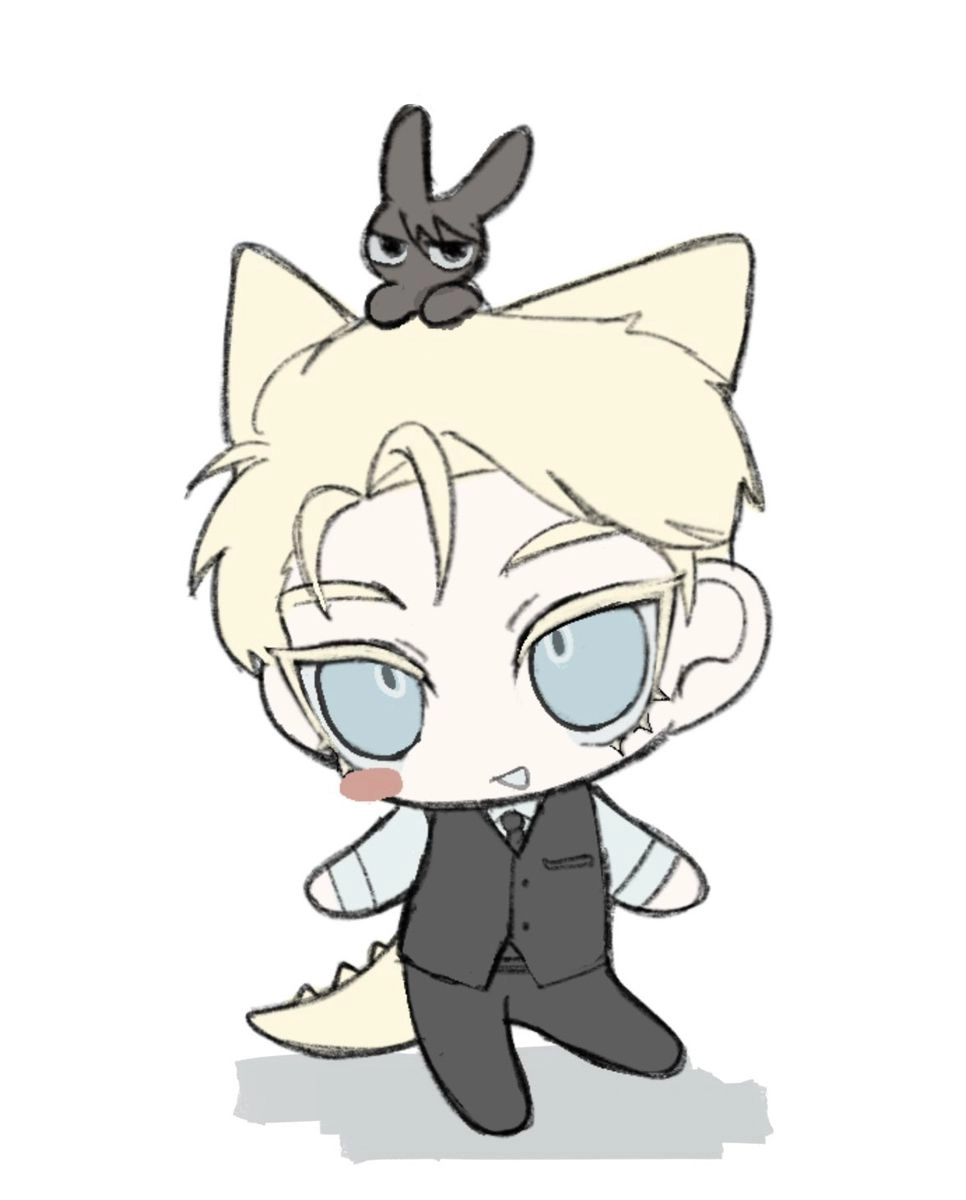 Chibi Zhenya in cute and tiny style