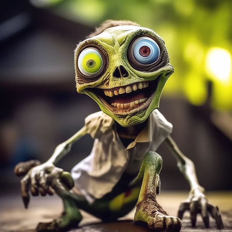 A blank zombie apocalypse meme template