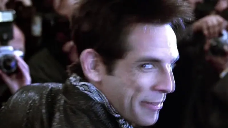 Derek Zoolander's signature Blue Steel face
