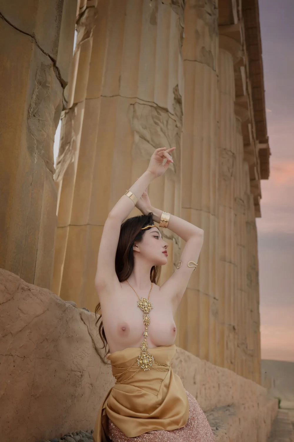 Attitude attitude photo girl blazes fierce confidence and magnetic dominance