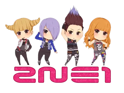 Discover the cutest 2ne1 chibi fan art collection online