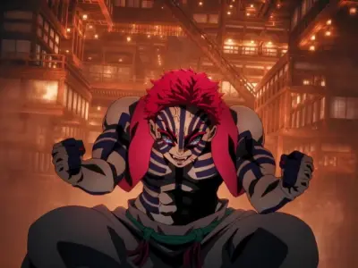 Explore stunning image Akaza artwork and fan creations