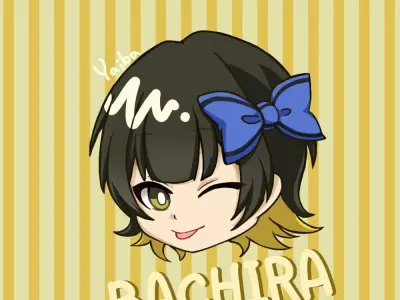 Bachira chibi - Unique blue lock art with charming details