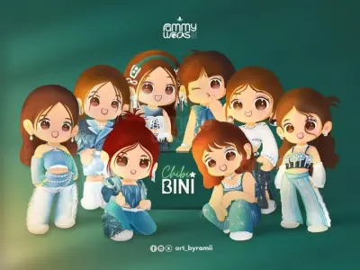 Discover the most adorable BINI chibi fan artworks