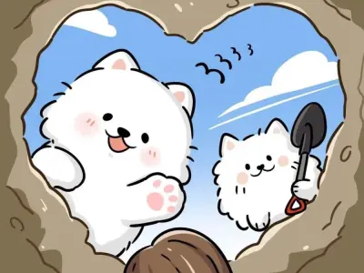 Chibi dog - Collection of unique puppy art and drawings