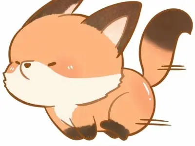 Chibi fox - Fun creative fox cartoon chibi artworks