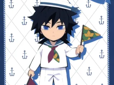 Chibi Giyu - Explore charming designs for anime lovers