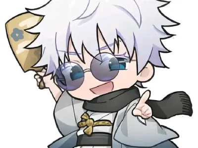 Chibi Gojo - Adorable character from Jujutsu Kaisen