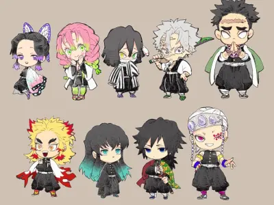 Chibi Hashira - Small but mighty warriors in Demon Slayer