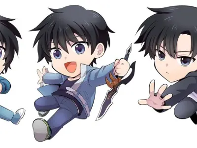 Chibi Jinwoo wallpapers and drawings for your phone