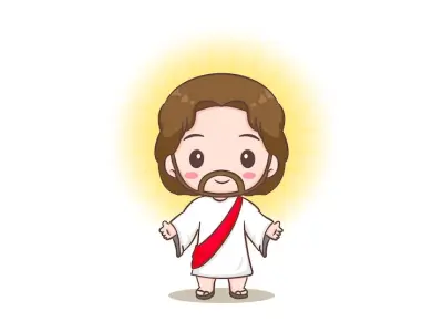 Chibi Jesus images combining innocence and devotion