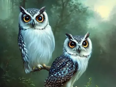 Chibi owl - Creative illustrations with fantasy feel