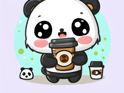 Chibi panda - Cute and fun inspiration for kawaii art