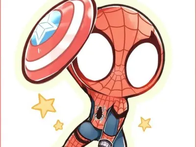 Best collection of drawings featuring chibi Spiderman