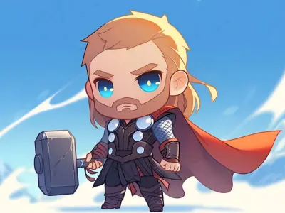 Discover the cutest chibi Thor fan art collection today