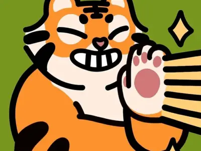 Chibi tiger - Discover unique kawaii tiger chibi design