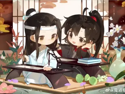 Chibi Wangxian fanart gallery filled with cute charm