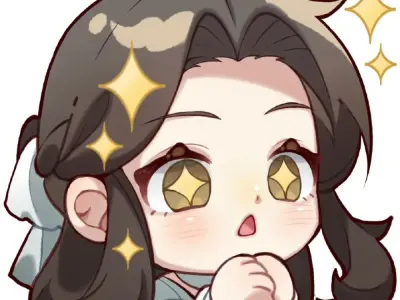 Beautiful aesthetic creations centered on chibi Xie Lian